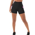 Short Fristyle Fitness Com Bolso Academia - Feminino PRETO