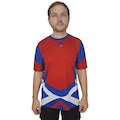 Camisa Goleiro Placar Trabzon Manga Curta CP-5172 - Masculina VERMELHO/AZUL