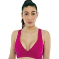 Top Fitness com Bojo Alto Giro Body Tex - Feminino ROSA ESCURO