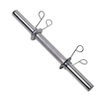 Barra Maciça Up Lift Recartilhada - 40cm PRATA