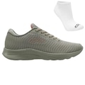 Tênis Olympikus Atmos + Par de Meias - Feminino CINZA ESCURO