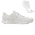 Tênis Olympikus Atmos + Par de Meias - Feminino BRANCO/BEGE