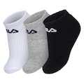 Meia Cano Curto Fila LS330040 com 3 Pares - Adulto BRANCO
