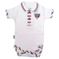 Body do São Paulo Polo Bebê Oficial Revedor - Infantil BRANCO
