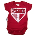 Body do São Paulo Símbolo Bebê Oficial Revedor - Infantil VERMELHO