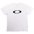 Camiseta Oakley Logo o Ellipse - Masculina BRANCO