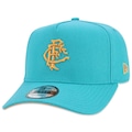 Boné Aba Curva New Era 9Twenty Futebol Fluminense - Snapback - Adulto AZUL