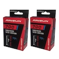 Câmara de Ar Speed 700X18/25 Arisun Válvula Presta 60mm - Par PRETO