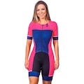 Macaquinho Kauna com Mangas Triathlon Elite Flower UV50+ - Feminino NAO SE APLICA