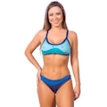 Sunkini Kauna Acqua Proteção UV50+ - Feminino AZUL/AZUL CLARO