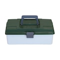 Maleta Para Pesca Pb Box 001 Da Pesca Brasil Com 1 Estojo Multiuso E Bandeja Interna - Pesca Brasil VERDE