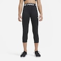 Calça Legging Juvenil Nike Pro Dri-fit Tight Sport All Over Print PRETO
