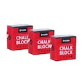 Kit Carbonato de Magnésio em Barra 4Climb Chalk Block 56g - 3 unidades NAO SE APLICA