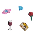 Jibbitz Crocs Charms Ladies Night - 5 unidades NAO SE APLICA