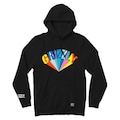 Blusão de Moletom com Capuz Grizzly Color Whell Hoodie - Masculino PRETO