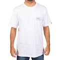 Camiseta Quiksilver Checker PKT - Masculina BRANCO
