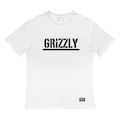 Camiseta Grizzly Stamp - Masculina BRANCO
