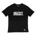 Camiseta Grizzly Stamp Tee - Masculina PRETO