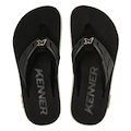 Chinelo Kenner Kivah Full Force - Masculino PRETO/BRANCO