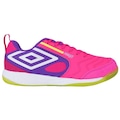 Chuteira Futsal Adulto Umbro Pro 5 Bump ROSA/ROXO