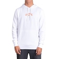 Blusão Com Capuz Billabong Canguru Mid Core Arch Pullover BRANCO