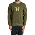 Blusão Sem Capuz Hurley Careca Icon -Masculino VERDE ESCURO
