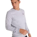 Blusão Le Coq Sportif Essentials Crew Sweat - Masculino CINZA/VERMELHO