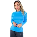 Camiseta Térmica de Compressão Vekyo Segunda Pele Proteção UV - Feminina AZUL CLARO
