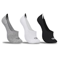 Kit de Meias Olympikus Ultra Invisível com 3 Pares - Adulto AZUL CLARO