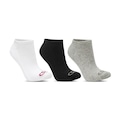 Kit de Meias Olympikus Cano Curto Feminino BRANCO/PRETO