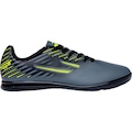 Chuteira Futsal Topper Brave - Adulto CINZA/AMARELO