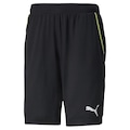 Bermuda Masculina Puma RTG Interlock Shorts 10" PRETO/AMARELO