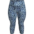 Calça Capri Under Armour HeatGear Print - Feminina AZUL