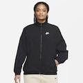 Jaqueta com Capuz Nike Sportswear Essential Windrunner - Feminina PRETO