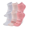 Kit Meias Invisível Under Armour Essentials - 6 Pares - Unissex BRANCO