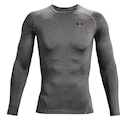 Camiseta Under Armour Manga Longa Heatgear LS - Masculina CINZA MESCLA