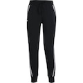 Calça Under Armour Rival Terry Taped Pant - Feminina PRETO