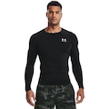 Camisa de Compressão Manga Longa Under Armour HG Comp - Masculina PRETO