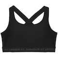 Top Fitness Under Armour Crossback Mid Bra - Adulto PRETO