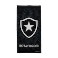 Toalha de Banho do Botafogo Bouton Veludo Escudo PRETO