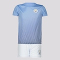 Kit de Uniforme do Manchester City Futfanatics 1894 - Infantil AZUL