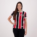 Camisa São Paulo Futfanatics Retrô 1971 Paulistão - Feminina VERMELHO