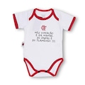 Body do Flamengo Reve Dor Shield - Infantil BRANCO