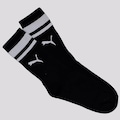 Meia Cano Longo Puma Heritage - Feminina PRETO