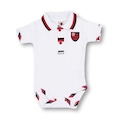 Body Polo do Flamengo Reve Dor Shield - Infantil BRANCO