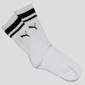 Meia Cano Longo Puma Heritage - Adulto BRANCO
