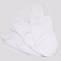 Kit de Meia Selene Sapatilha Invisível - 3 Pares - Feminino BRANCO