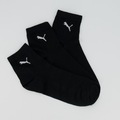 Kit Meia Cano Médio Puma - 3 Pares - Adulto PRETO