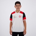 Camisa do Flamengo Retrô Zico - Infantil BRANCO