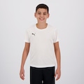 Camiseta Puma Teamliga Jersey - Juvenil BRANCO